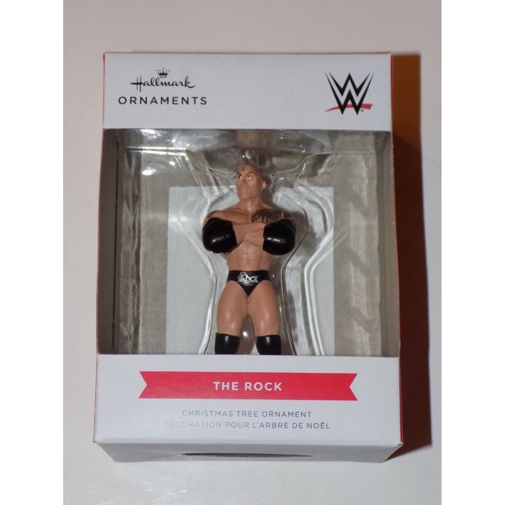 Dwayne "The Rock" Johnson 2022 Hallmark Ornament  WWE New In Box Christmas - Picture 3 of 6